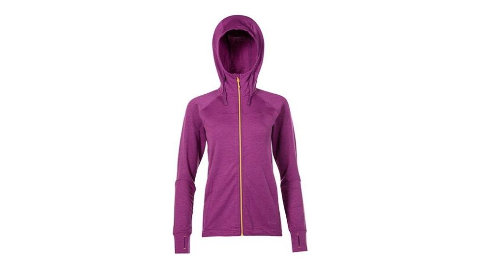 Rab Top-Out Hoody - Womens, Peony, 12, QBU-47-PE-12