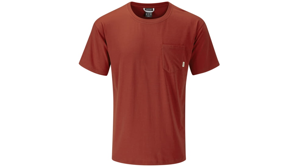 Topo Tee - Mens -Rust-X-Large