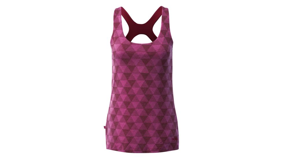 Rab Trance Tank - Womens, Peony Marl, 10, QBU-51-PO-10