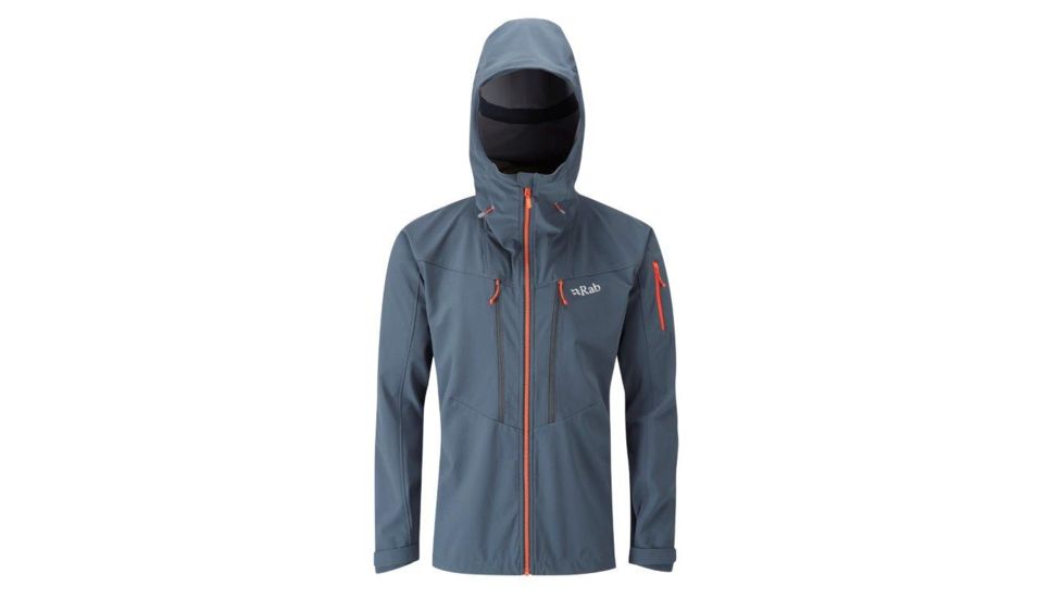 DEMO, Rab Mens Upslope Jacket, Ebony, Large, QFT-69-EB-L-DEMO