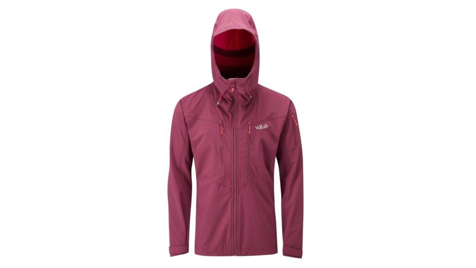 DEMO, Rab Mens UPower Stretchlope Jacket, Maple / Zinc, Large, QFT-69-MA-L-DEMO