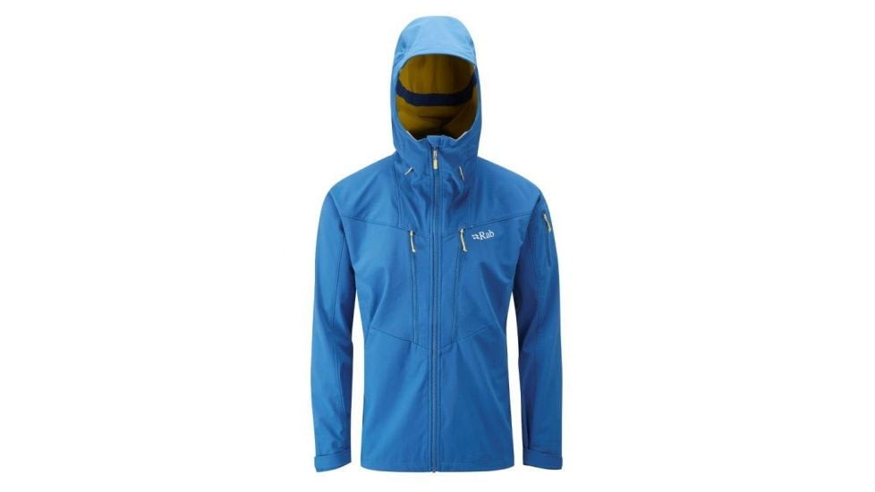 Rab Upslope Jacket - Mens, Ink/Mimosa, 2X Large, QFT-69-IK-XXL