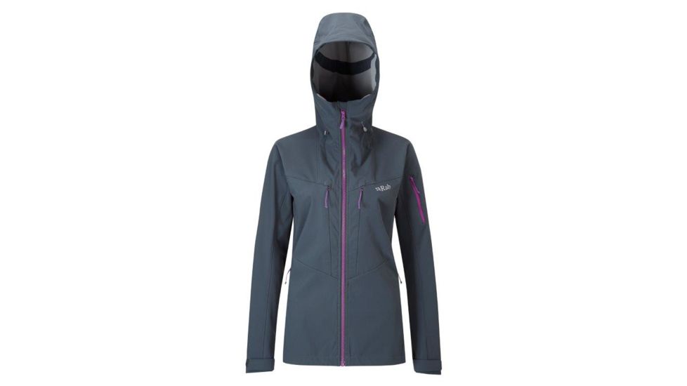 DEMO, Rab Womens Upslope Jacket, Ebony, 12, QFT-70-EB-12-DEMO
