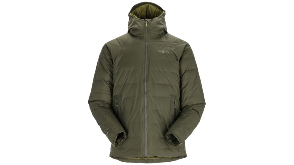 Rab Valiance Jacket - Men's, Army, Medium, QDB-49-ARM-MED