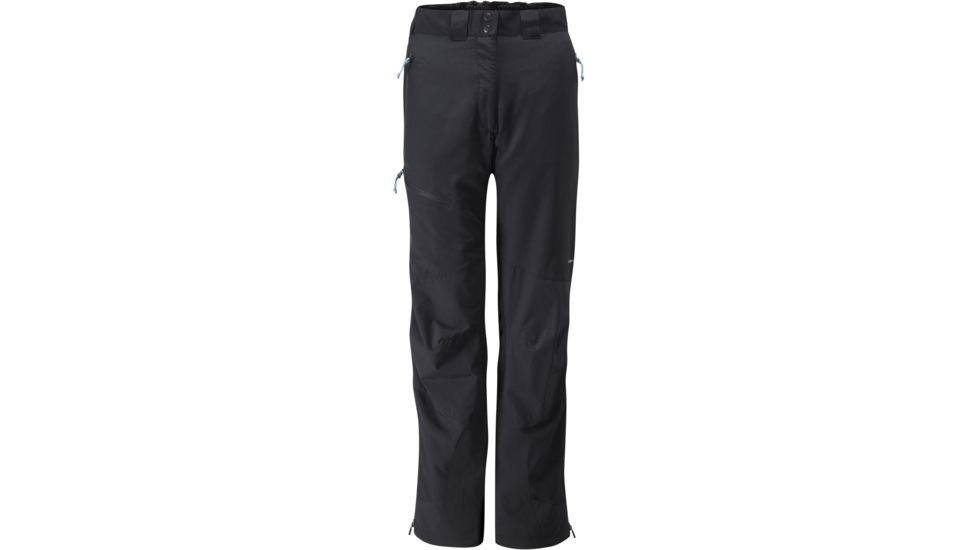 Rab Vapour-Rise Guide Pants - Womens, Black/ Black, Medium, QVR-59-BL-12