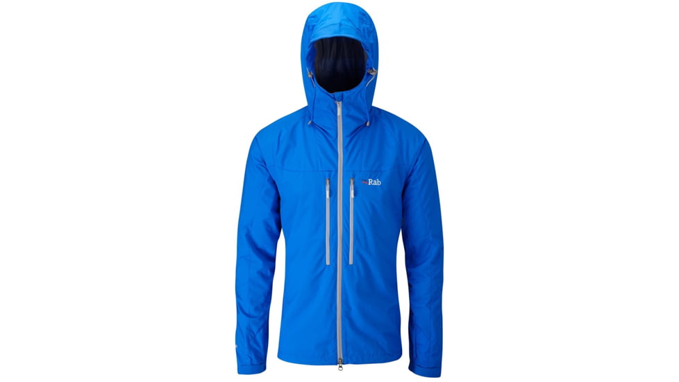 Rab Vapour-Rise Lite Alpine Jacket - Men's-Maya/Grey Zip-Medium