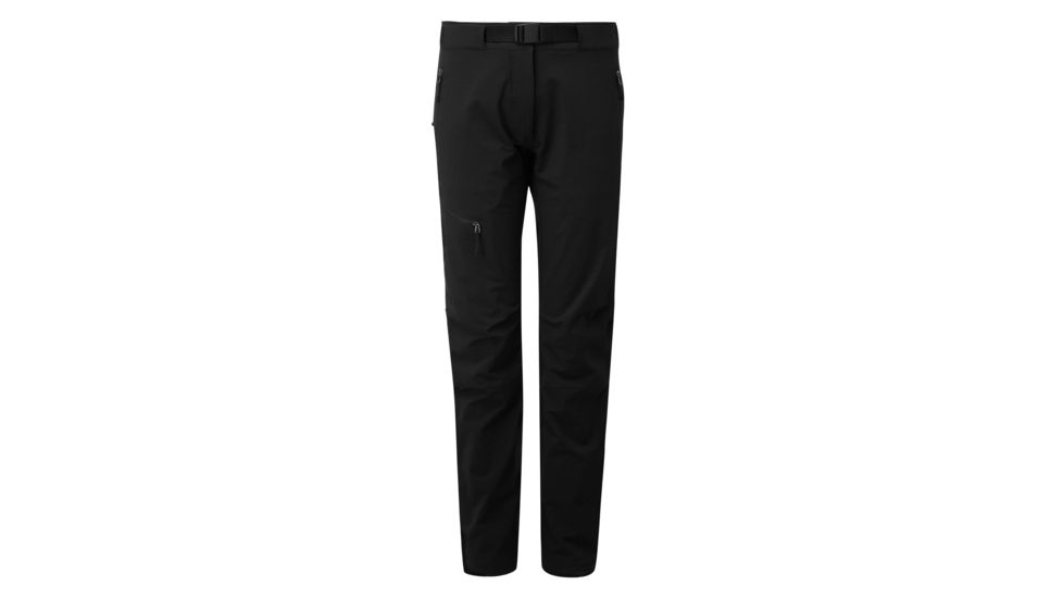 Rab Vector Pants - Women's, Black, Large, Short Inseam, QFU-19-BL-14-XS