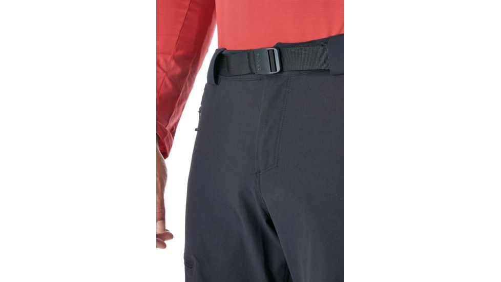 Rab Vector Pants - Men's, 34 in Waist, 32 in Inseam, Black, QFU-18-BL-L