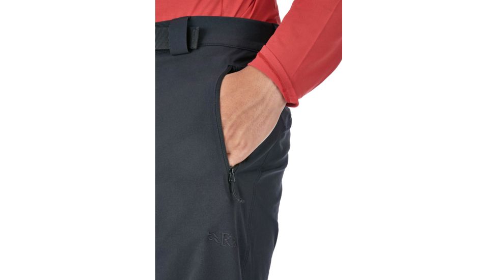 Rab Vector Pants - Men's, 34 in Waist, 32 in Inseam, Black, QFU-18-BL-L