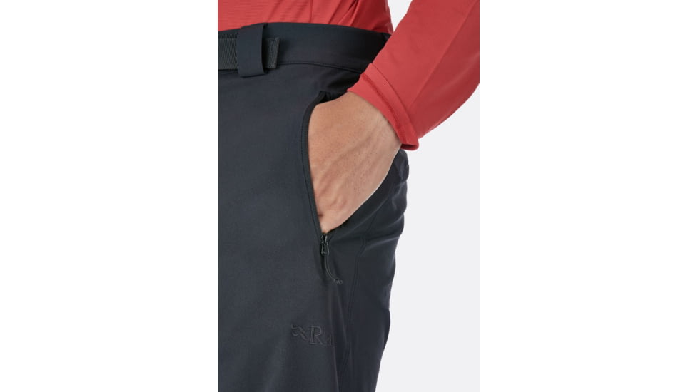 Rab Vector Pants - Men's, 32 in Waist, 30 in Inseam, Black, QFU-18-BL-M-XS