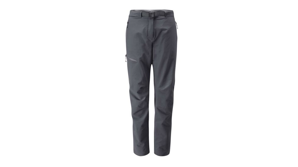 Rab Vector Pants - Womens Short Inseam, Beluga, 12, QFU-02-BE-12-XS