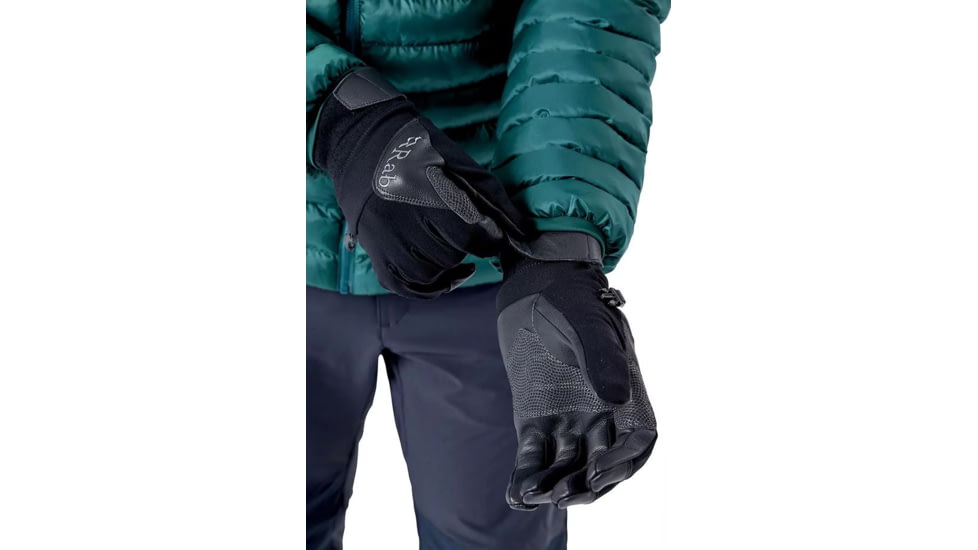 Rab Velocity Guide Glove - Men's, Black, Large, QAH-88-BL-L