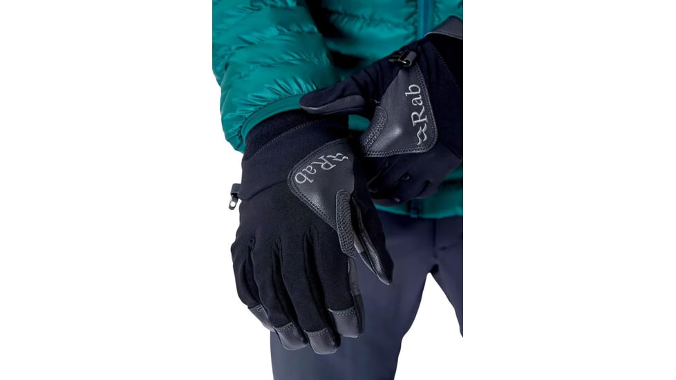 Rab Velocity Guide Glove - Men's, Black, Large, QAH-88-BL-L