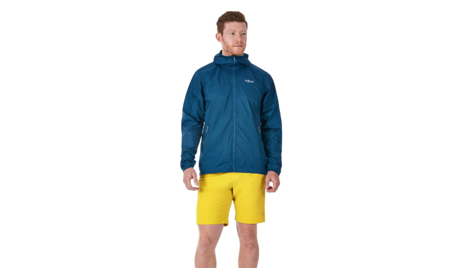 Demo, Rab Vital Windshell Hoody - Mens, Ink, Large, QWS-37-IK-L