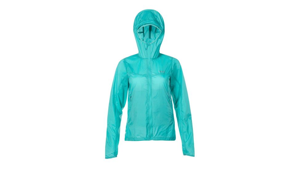 Rab Vital Windshell Hoody - Womens, Seaglass, Extra Small, QWS-40-SE-08