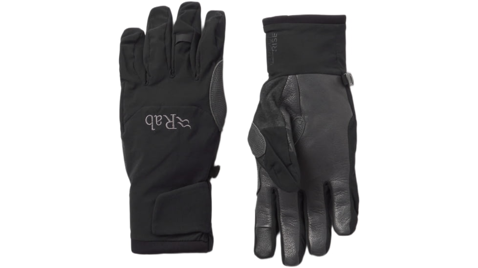 Rab VR Gloves, Black, Medium, QAJ-50-BLK-MED