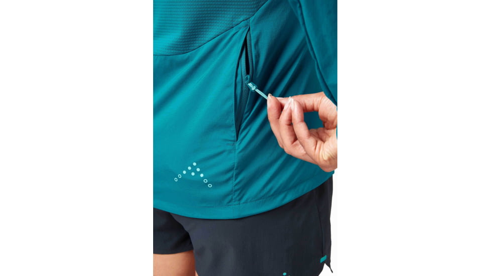 Rab Windveil Jacket - Womens, Ultramarine, 10, QWS-69-ULM-10