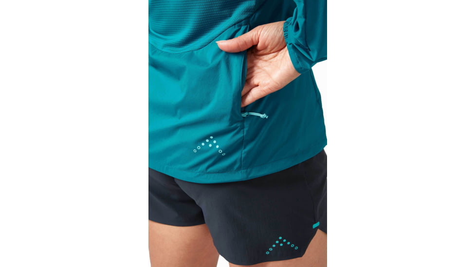 Rab Windveil Jacket - Womens, Ultramarine, 10, QWS-69-ULM-10