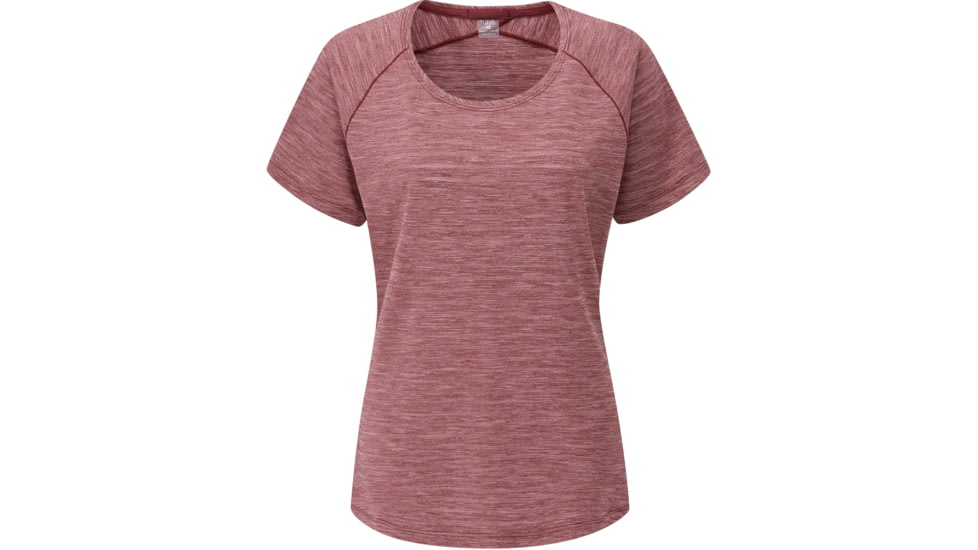 Rab Wisp Tee - Women's, Deep Heather Marl, 8, QBL-12-HD-08