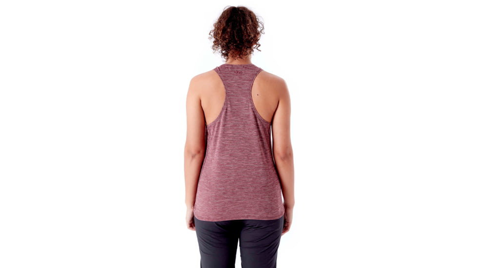 Rab Wisp Vest - Womens, Deep Heather Marl, 10, QBL-13-HD-10