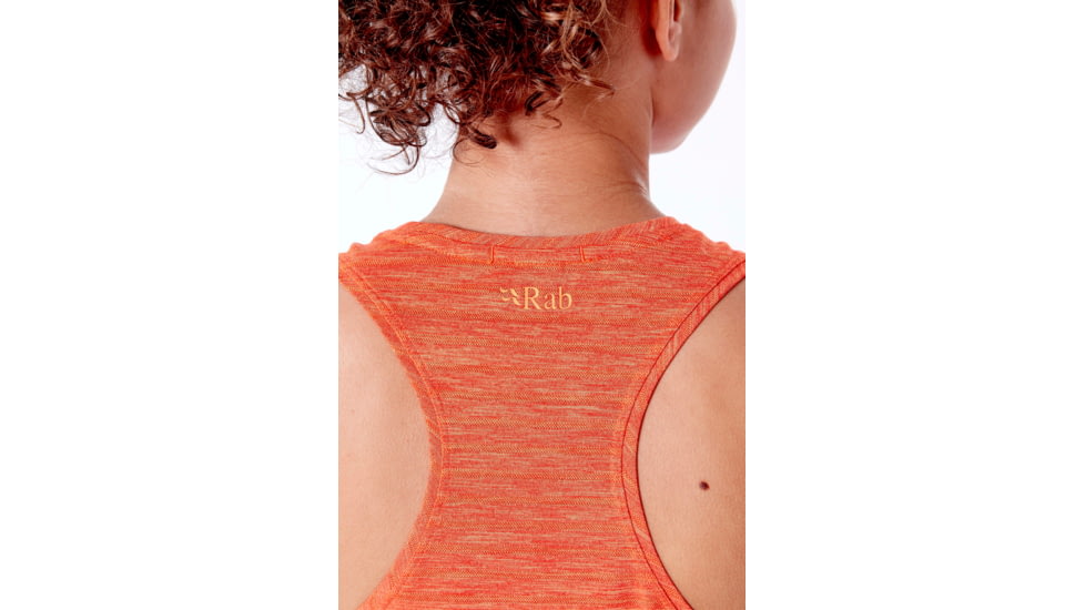 Rab Wisp Vest - Womens, Red Grapefruit Marl, 12, QBL-13-GF-12