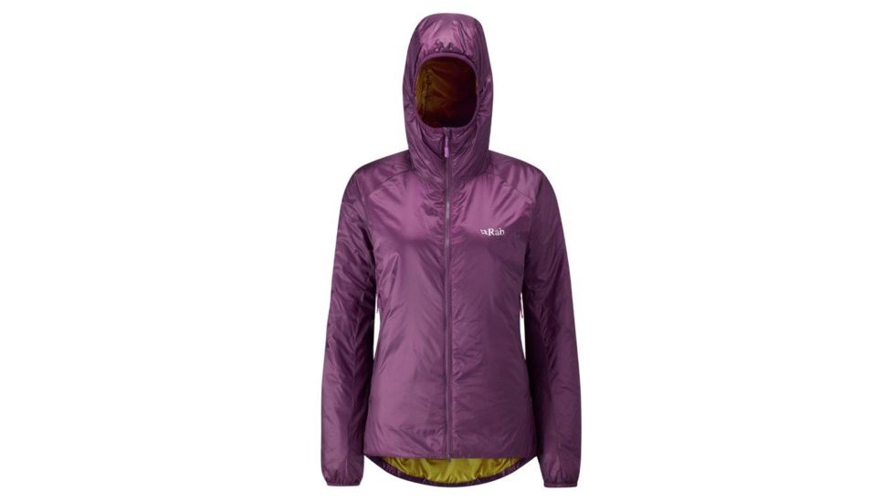 Rab Xenon X Hoodie - Women's, Berry/ Mimosa, Medium, QIO-07-BY-12-DEMO
