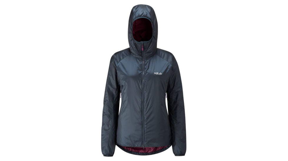 Rab Xenon X Hoodie - Women's, Ebony/Berry, X-Small, 316194