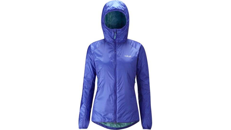 Rab Xenon X Hoodie - Women's, Electric/ Seaglass, Small, QIO-07-ES-10