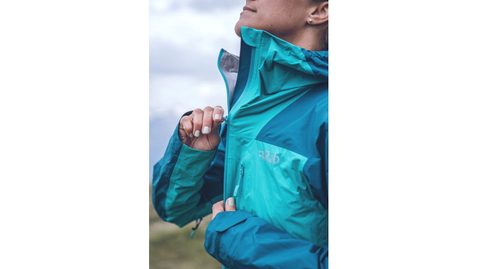 Rab Zenith Jacket - Womens, Atlantis, 10, QWG-43-AT-10