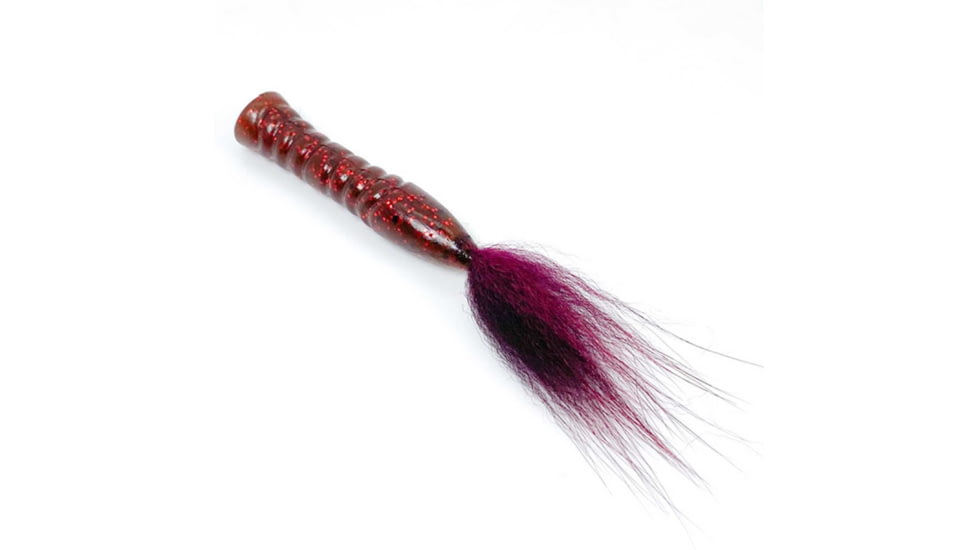 Rabid Baits Fox Tail Ned Rig Bait, 3in, Monster Ruby Red, FT3-025