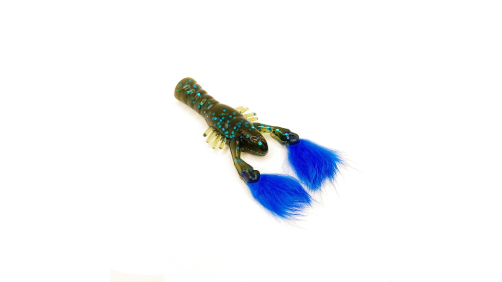 Rabid Baits Rabid Craw 3&quot; Crayfish Green Pumpkin Blue, RC3-039