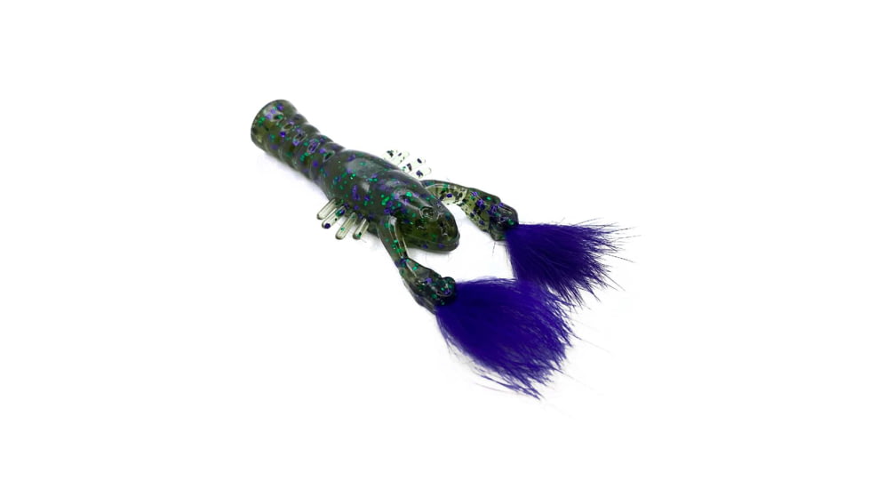Rabid Baits Rabid Craw Crayfish, 3in, Hulk, RC3-033