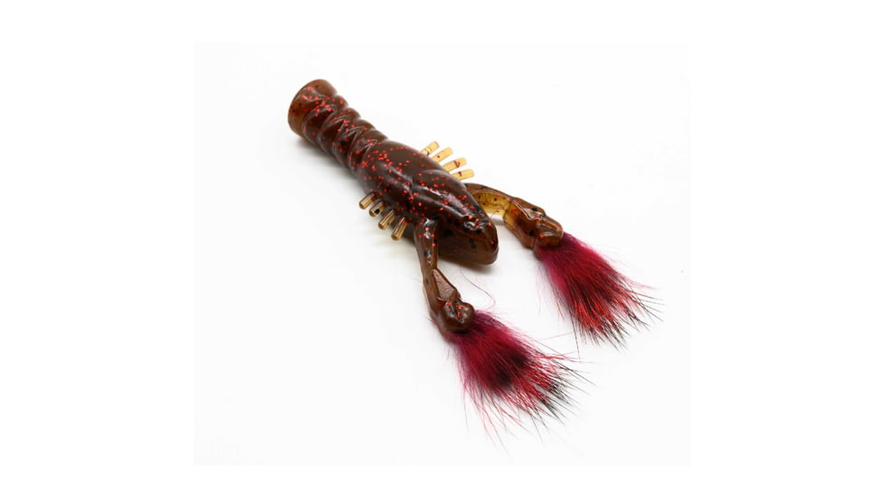 Rabid Baits Rabid Craw Crayfish, 3in, Monster Red, RC3-024