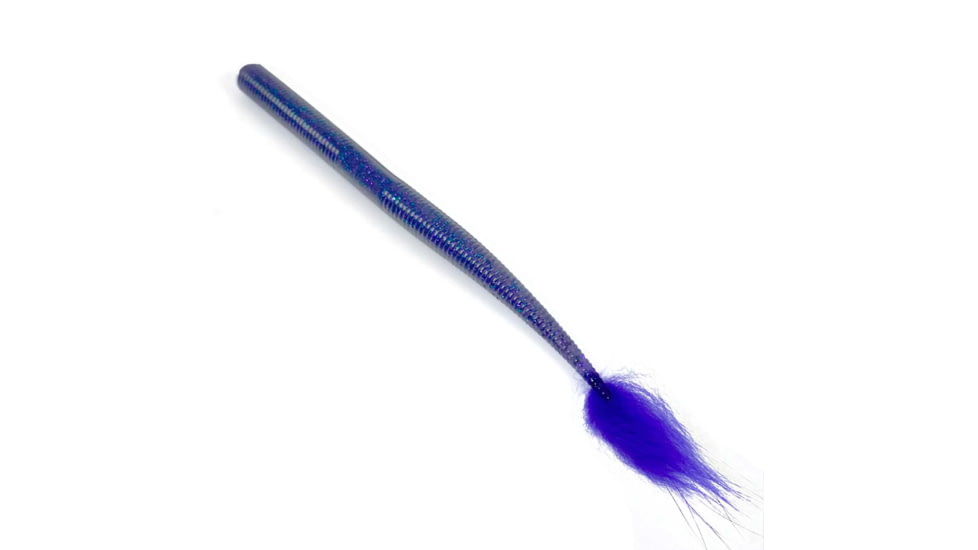 Rabid Baits Shaker Worm Straight Tail Worm, 6in, June Bug, SW6-024