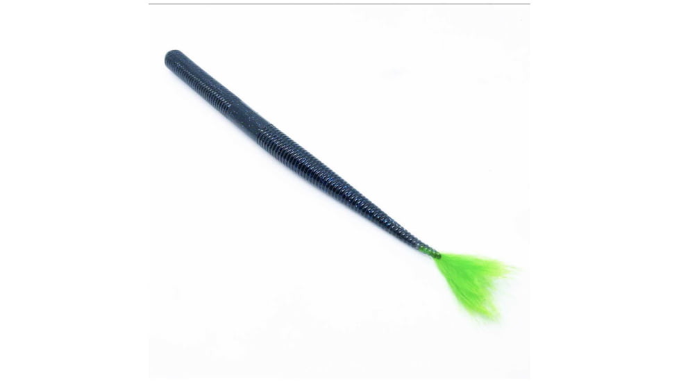 Rabid Baits Shaker Worm Straight Tail Worm, 6in, Lunar Eclipse, SW6-015