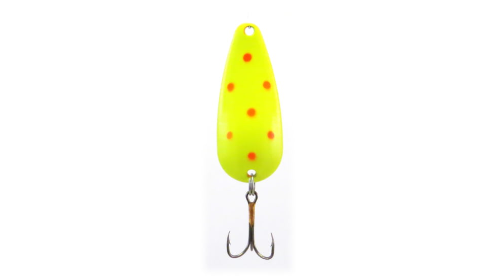 Rainbow Pog Spoon 1/2oz Ch/Fl.Red Spot, R412-CRSP