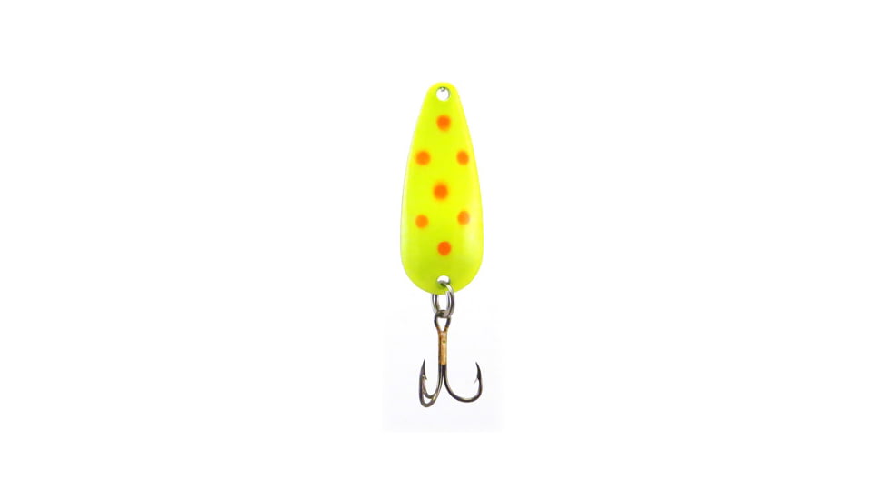 Rainbow Pog Spoon 1/4oz Ch/Fl.Red Spot, R414-CRSP