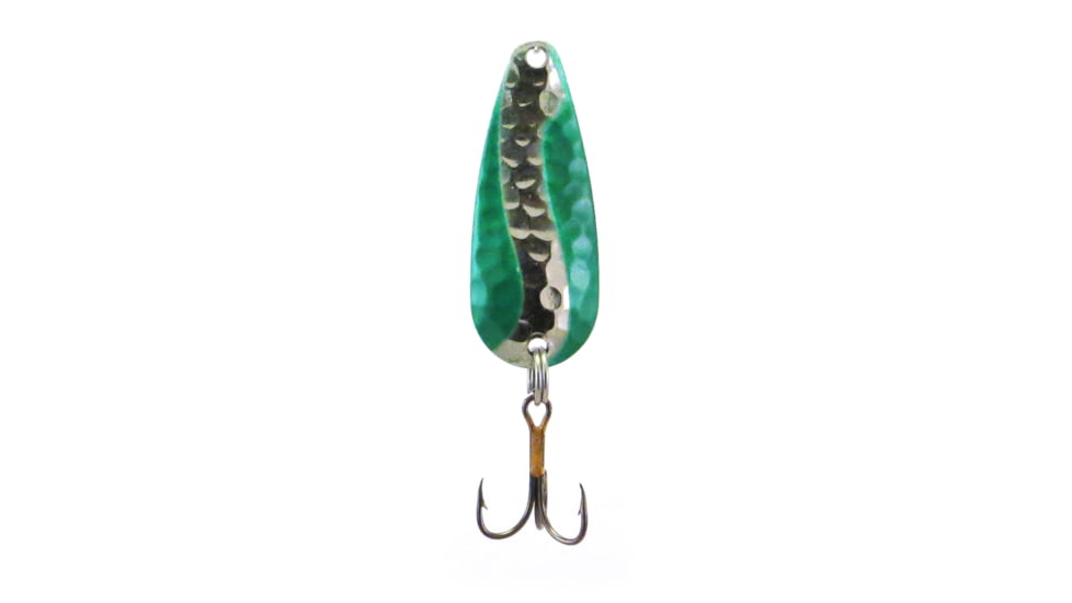 Rainbow Pog Spoon 1/4oz Green/Hn Strip, R414-NGHN