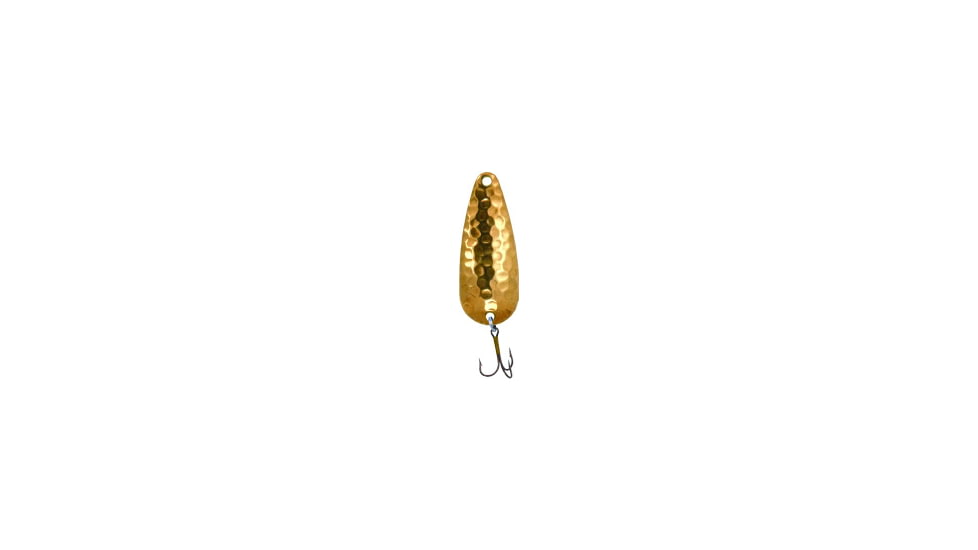 Rainbow Pot-O-Gold Spoon, 1 3/4", 1/4 oz, Hammered Brass, R414-HB