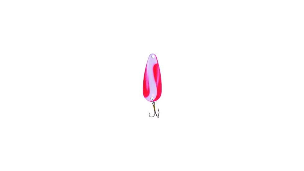 Rainbow Pot-O-Gold Spoon 1 3/4", 1/4 oz, Red/White Stripe, R414-RWS