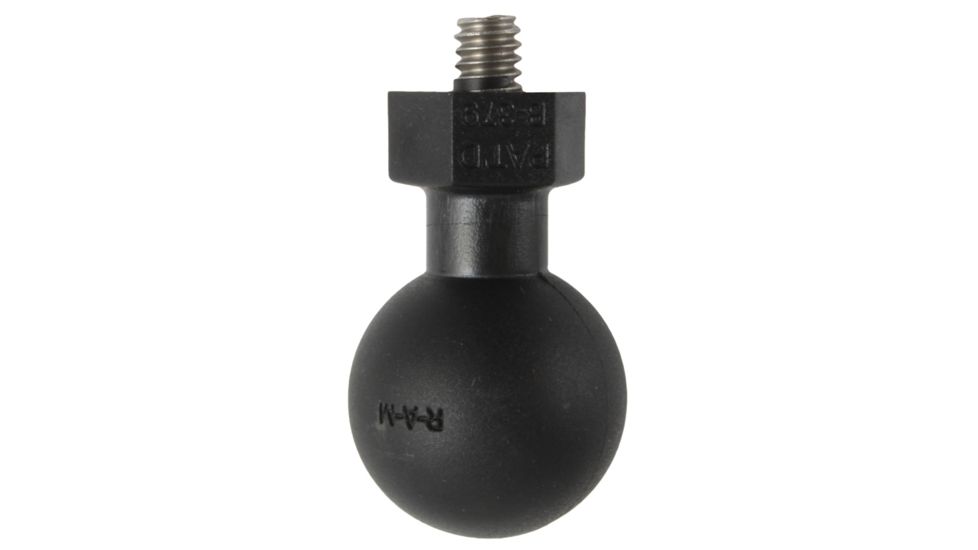 Ram Mounts 1 in Tough-Ball w/ 1/4-20 X .25 in Male Threaded Post, Black RAP-B-379U-252025