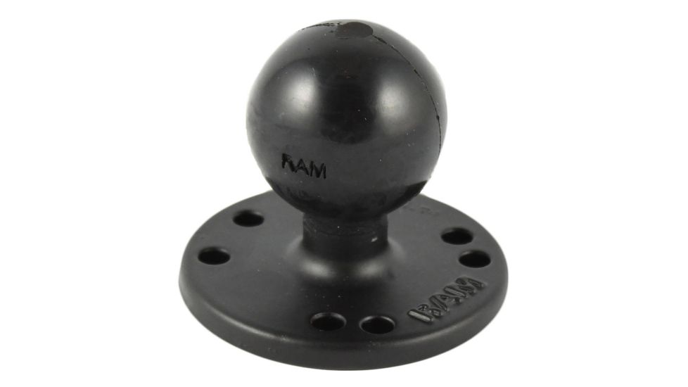 Ram Mounts RAM 2.5in Diameter Base with 1.5in Ball, Black 84128.01.100