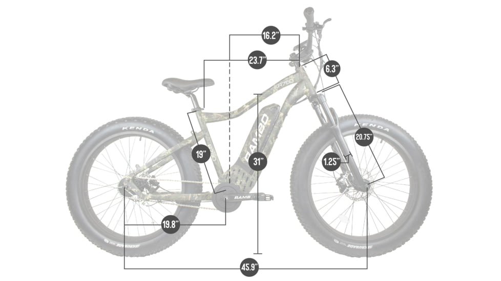 Rambo Bikes 750 Cross Country Bike, 750 XC