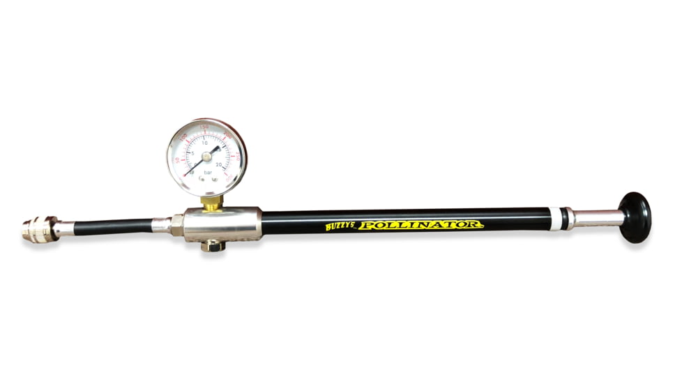 Rambo Bikes Buzzys Pollinator 300 psi Shock Pump for XP Bike Models, Black, R107