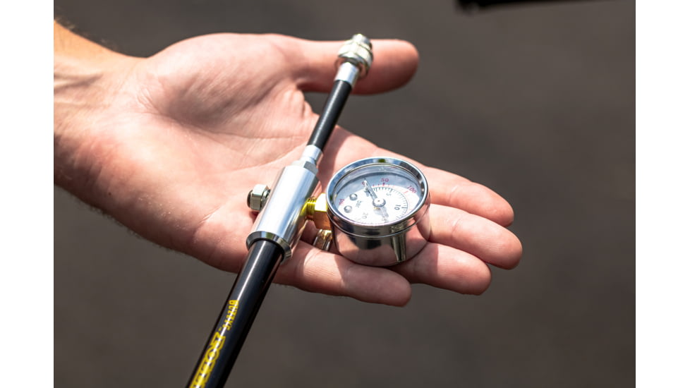 Rambo Bikes Buzzys Pollinator 300 psi Shock Pump for XP Bike Models, Black, R107