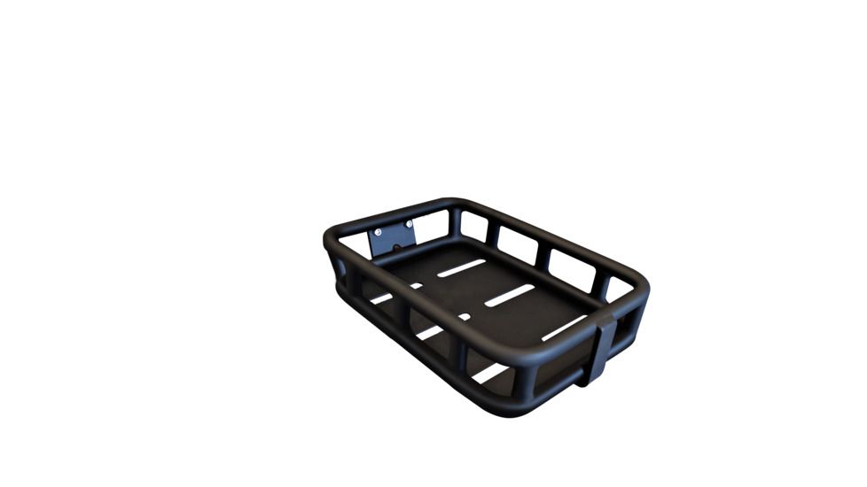 Rambo Bikes Front Luggage Rack for XP Bikes, Black, R152, EDEMO4