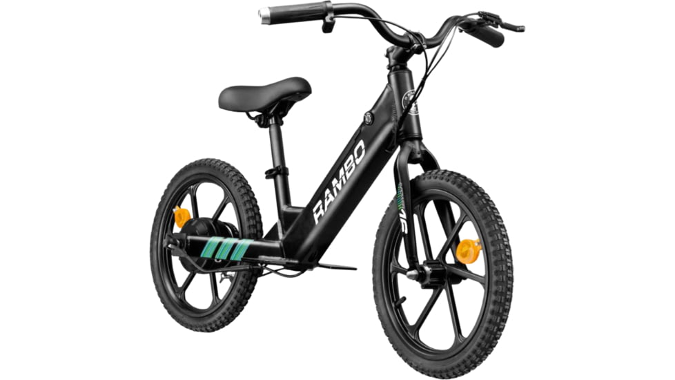 Rambo Bikes Lil Whip 2.0 Bicycle, Matte Black with Decals, Small, LIL2.0-BK