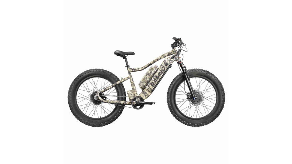 Rambo Bikes MEGATRON 2.0 1000W X2 Full Frame Electric Bike, TT Viper Western Camo, 19.7 in, R1000X2M-FF-VWC