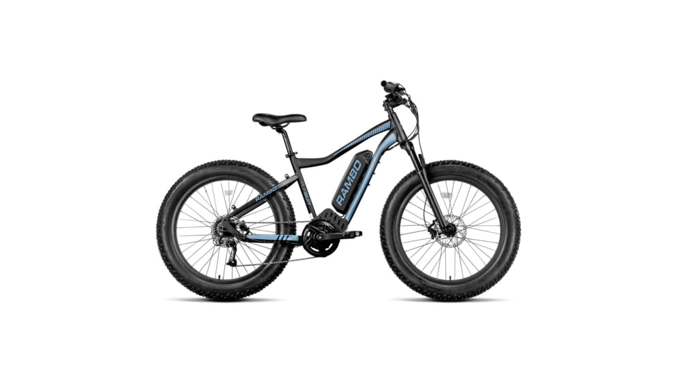 Rambo Bikes PURSUIT 2.0 750W Full Frame Electric Bike, Grey, 19 in, R750P-FF-GY