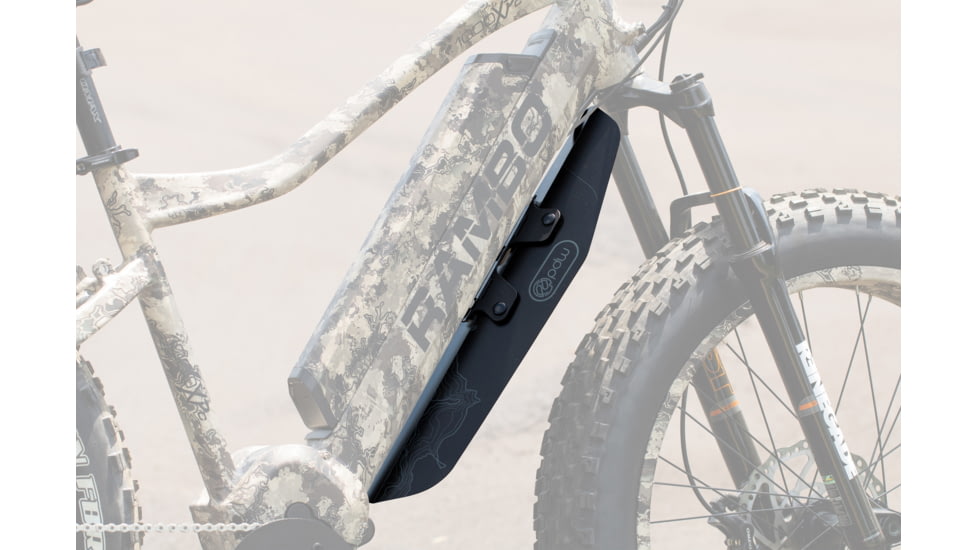 Rambo Bikes PWD Mud Shovel Front Fender, Black, R146